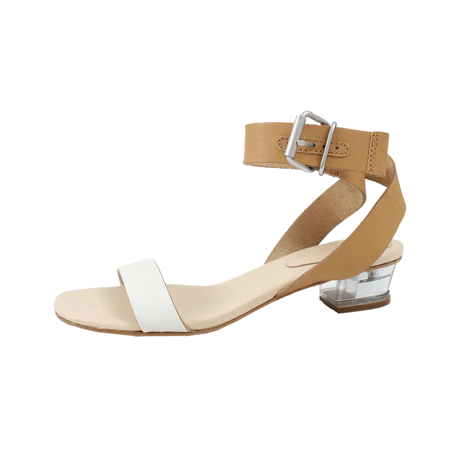 30MM Lucite Heel Sandal