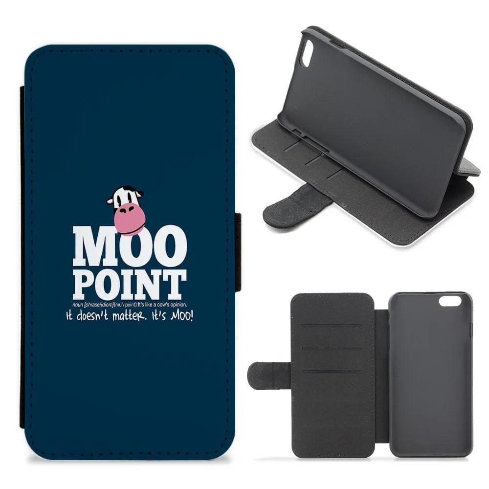 A Moo Point - Joey Tribbiani Flip / Wallet Phone Case