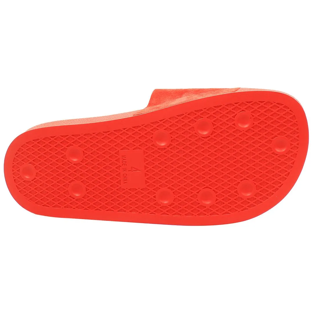 Adidas Adilette Womens Red Sliders