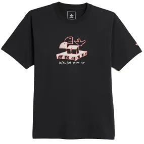 ADIDAS SHMOOFOIL DONT FLIP TEE - BLACK