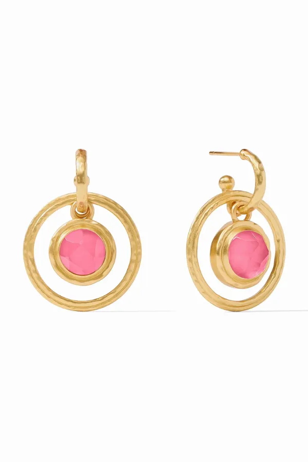 Astor Charm Earring - Peony Pink | Julie Vos