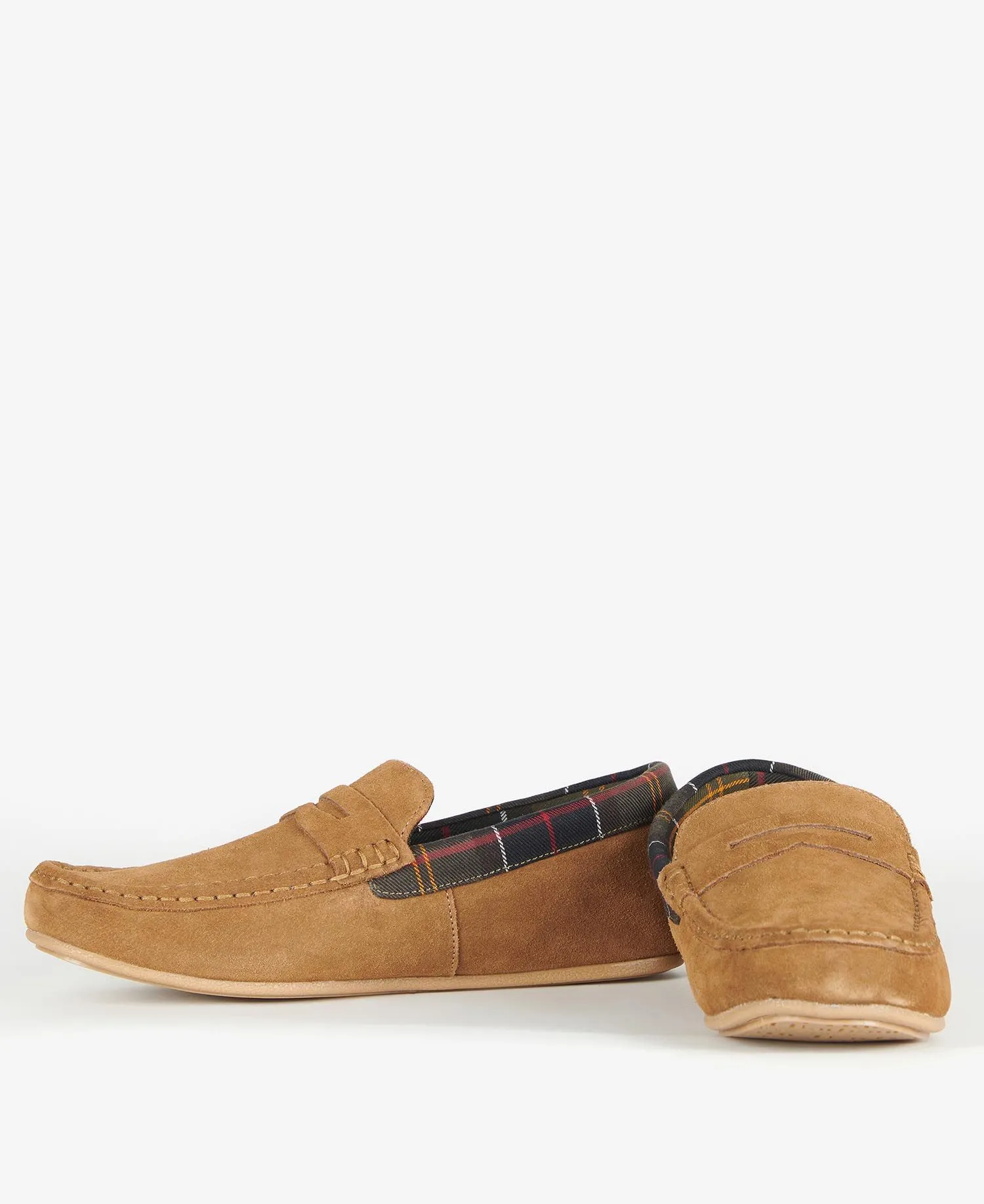 Barbour Mens 'Porterfield' Leather Loafer Slipper