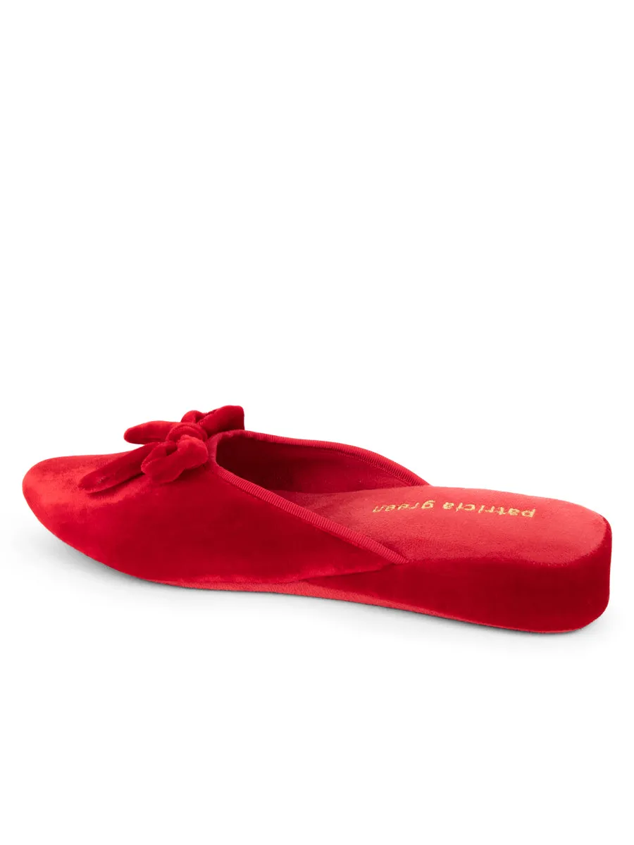 Bardot Velvet Slip-On Slipper