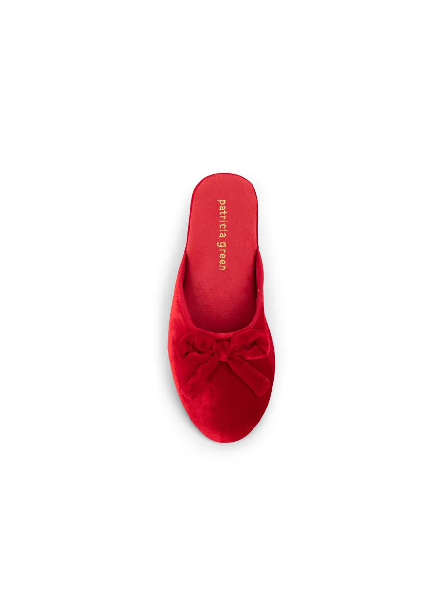 Bardot Velvet Slip-On Slipper