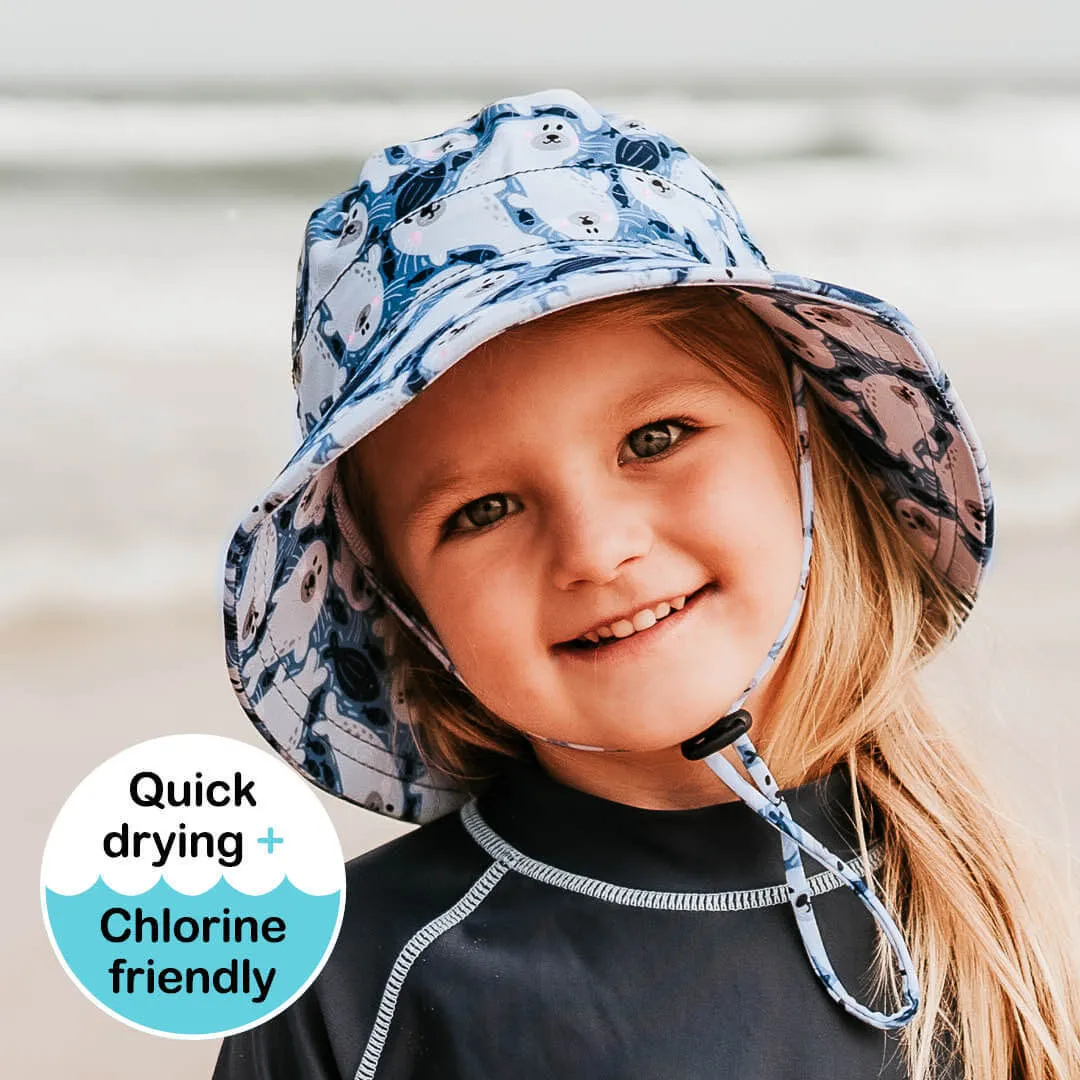 Bedhead Kids Beach Bucket Hat UPF50  - Seal