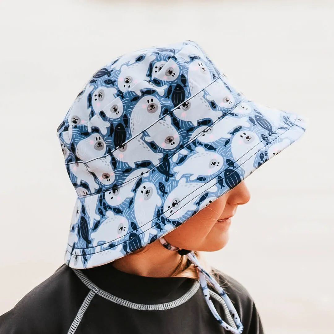 Bedhead Kids Beach Bucket Hat UPF50  - Seal