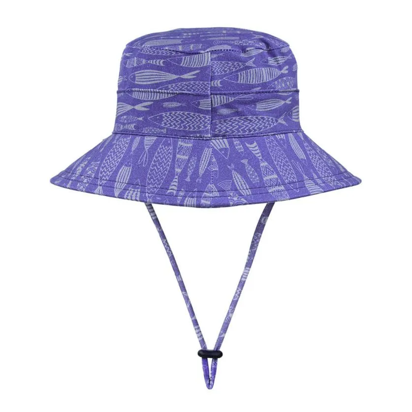 Bedhead Kids Bucket Sun Hat UPF50  - Fish