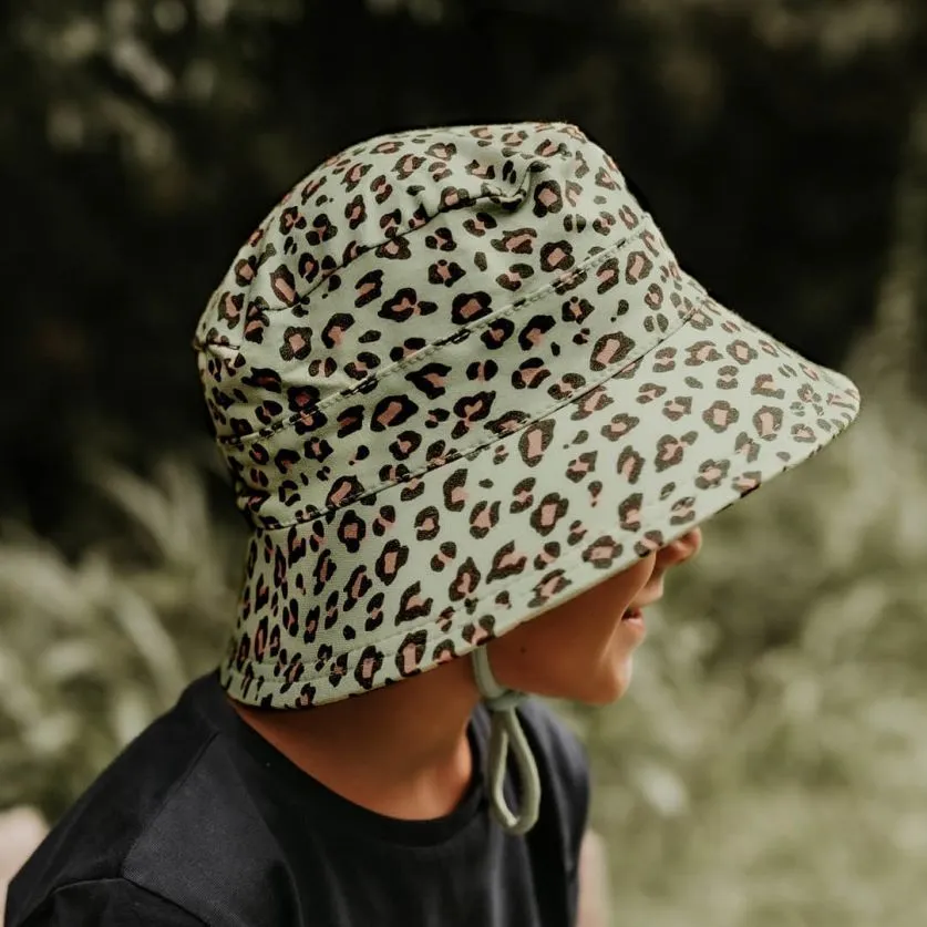 Bedhead Kids Bucket Sun Hat UPF50  - Leopard