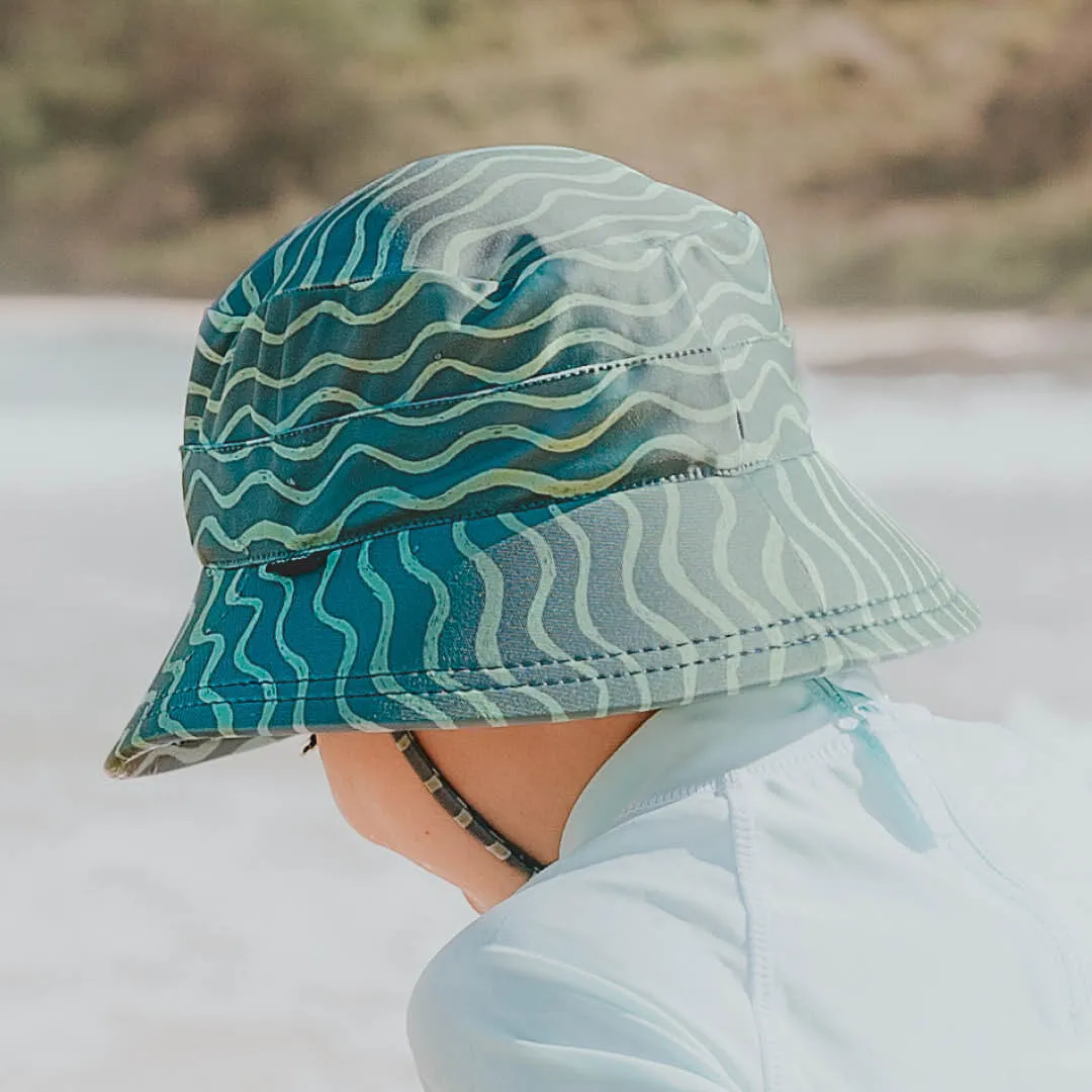 Bedhead Kids Classic Swim Bucket Hat UPF50  - Waves