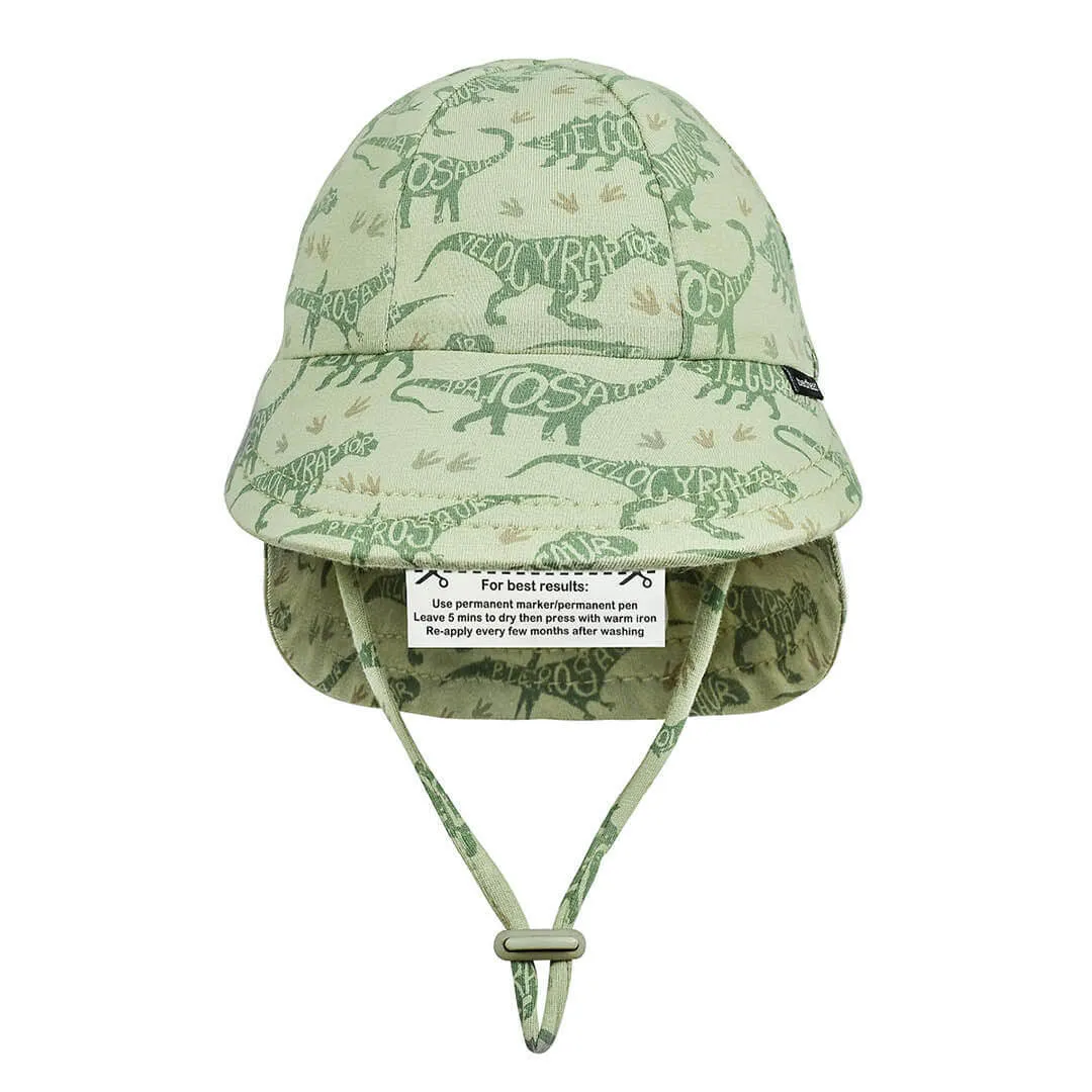 Bedhead Kids Legionnaire Flap Sun Hat UPF50  - Prehistoric