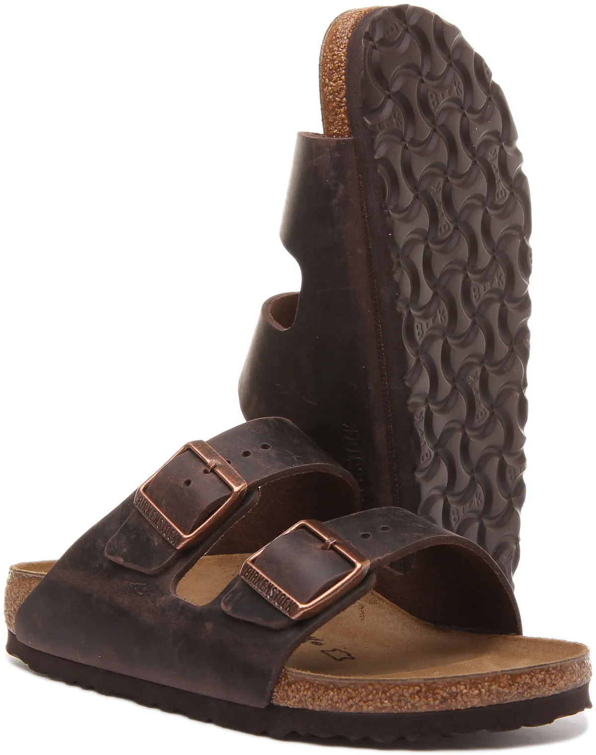 Birkenstock Arizona Bs In Dark Brown | Narrow Fit