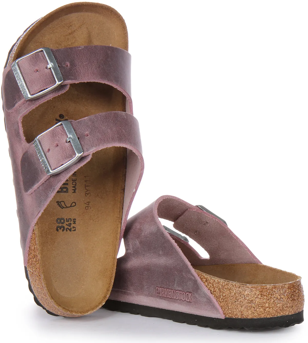 Birkenstock Arizona Oiled L In Lavender For Women | Regular Fit