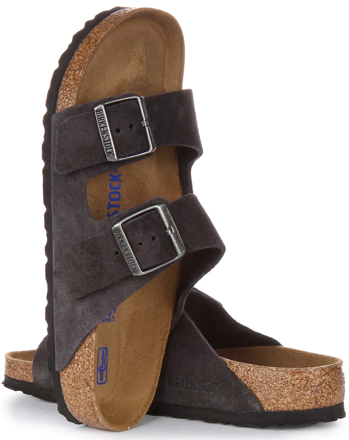 Birkenstock Arizona SFB In Dark Grey | Regular Fit