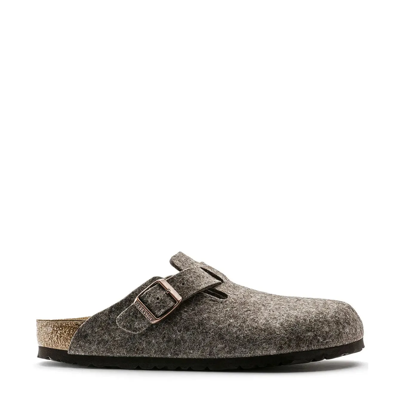 Birkenstock Boston Wool Regular Slippers Cacao