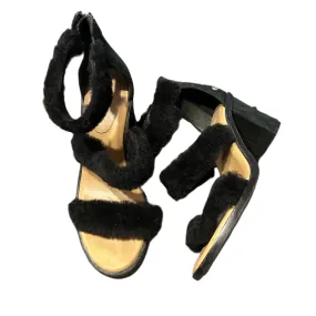 Black Sandals Heels Block By Ugg, Size: 7