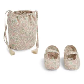 Bonpoint Lilibee Liberty Exclusive Slippers   Pouch | Ecru