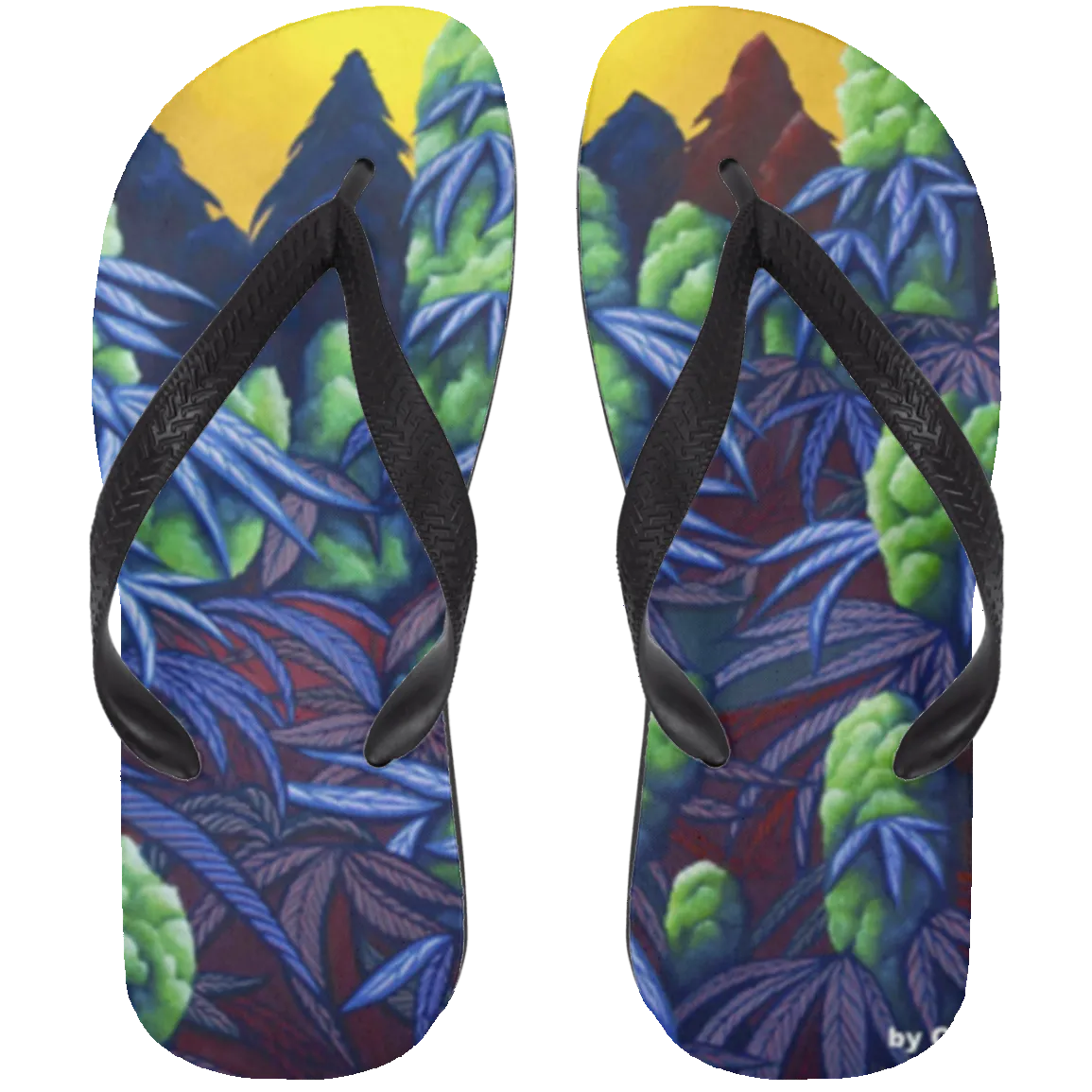 CannaWood Flip Flops