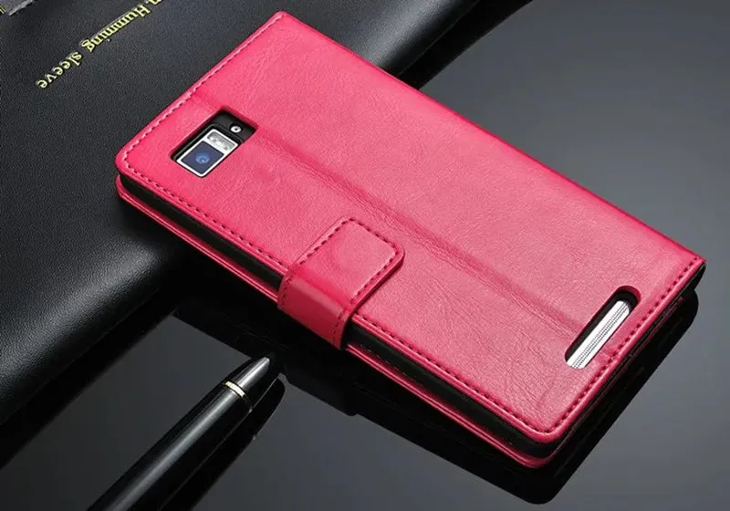 Case For Lenovo K910 Vibe Z Leather Ultra Thin Wallet Flip Case