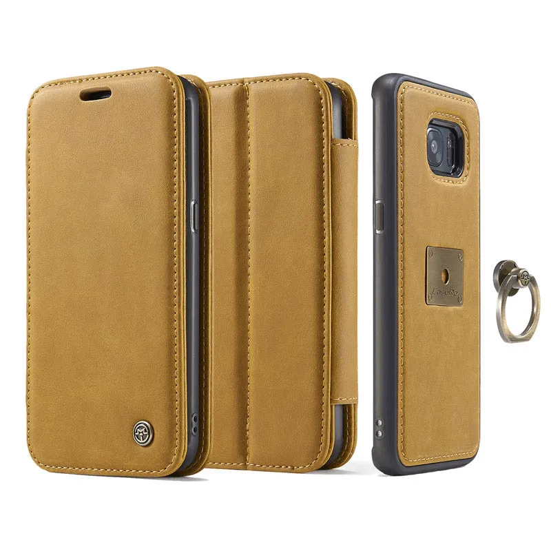 CaseMe For Samsung S7 S7 Edge 2 In 1 Leather Phone Cases Stand