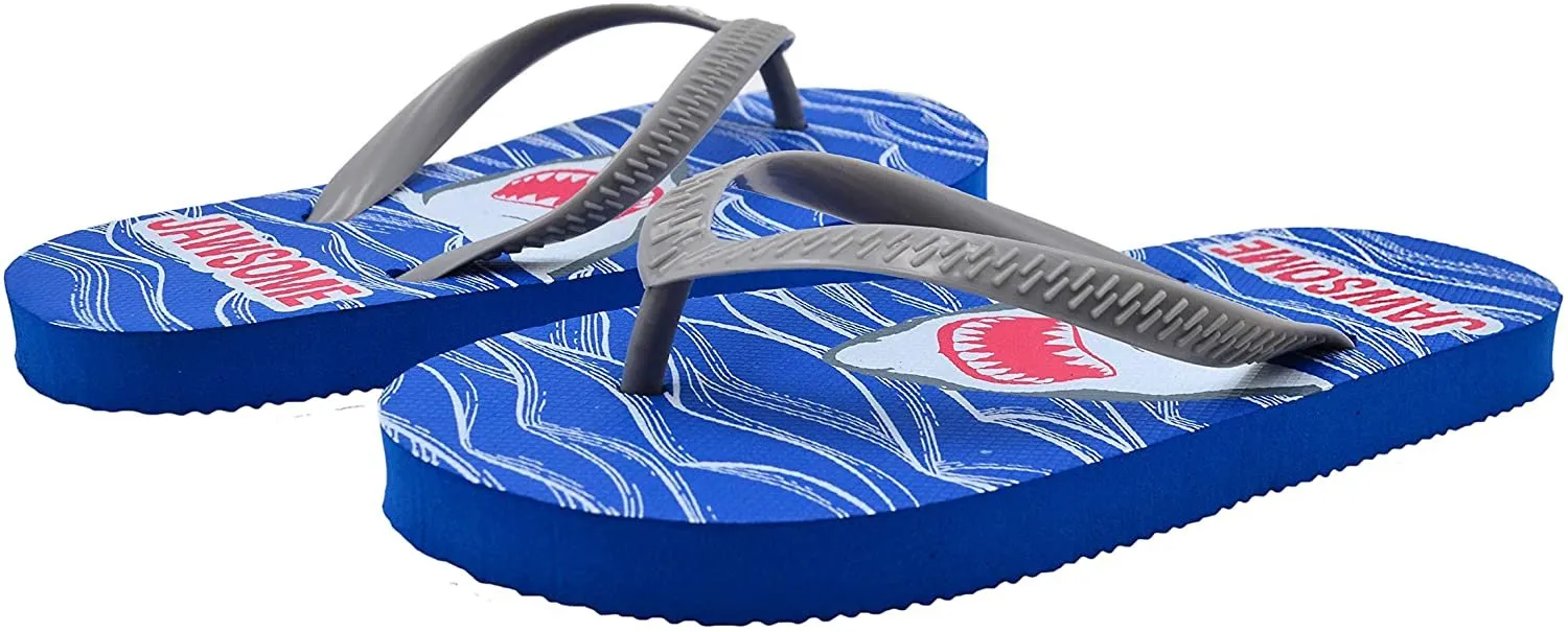 Chatties Boys' Big Kid Sports Printed Flip Flop Thong Sandal