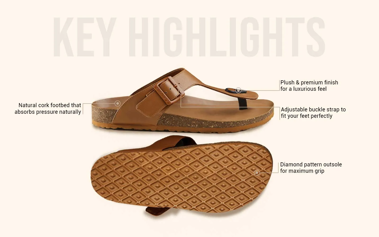 Cork Thong Sandals