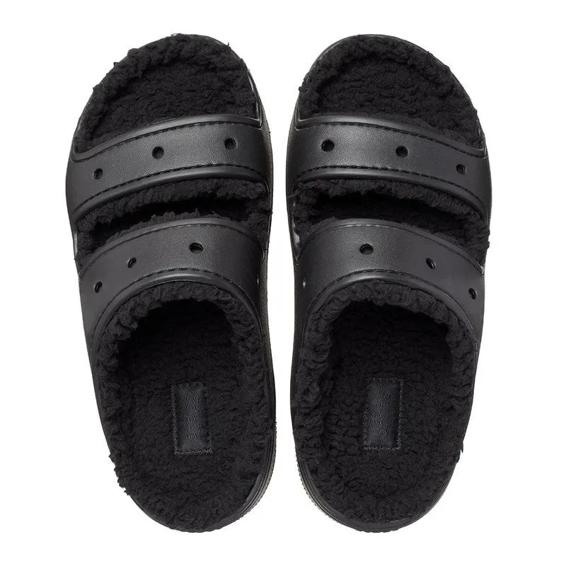 Crocs Classic Cozzzy Sandal - Black