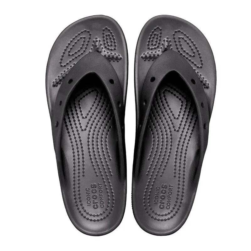 Crocs Classic Thong Slip On Platform Sandal - Black