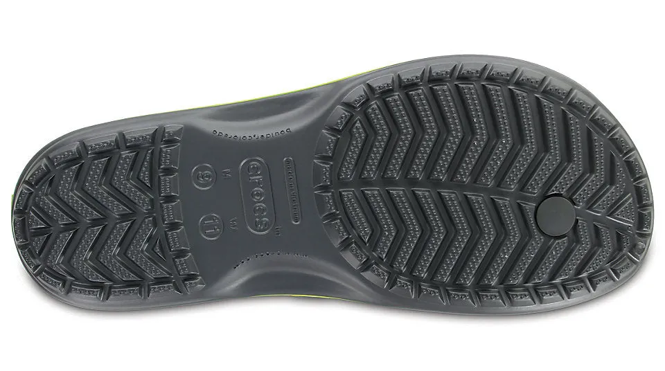 Crocs Crocband Flip Graphite Volt Green