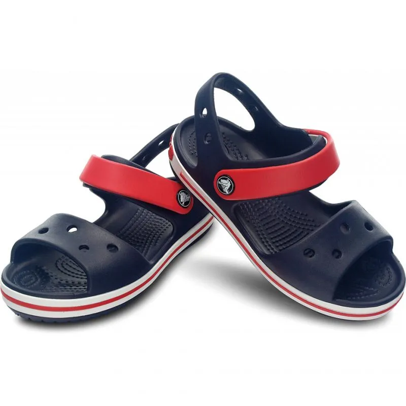 Crocs Kids Crocband Sandal Slippers - Navy Blue