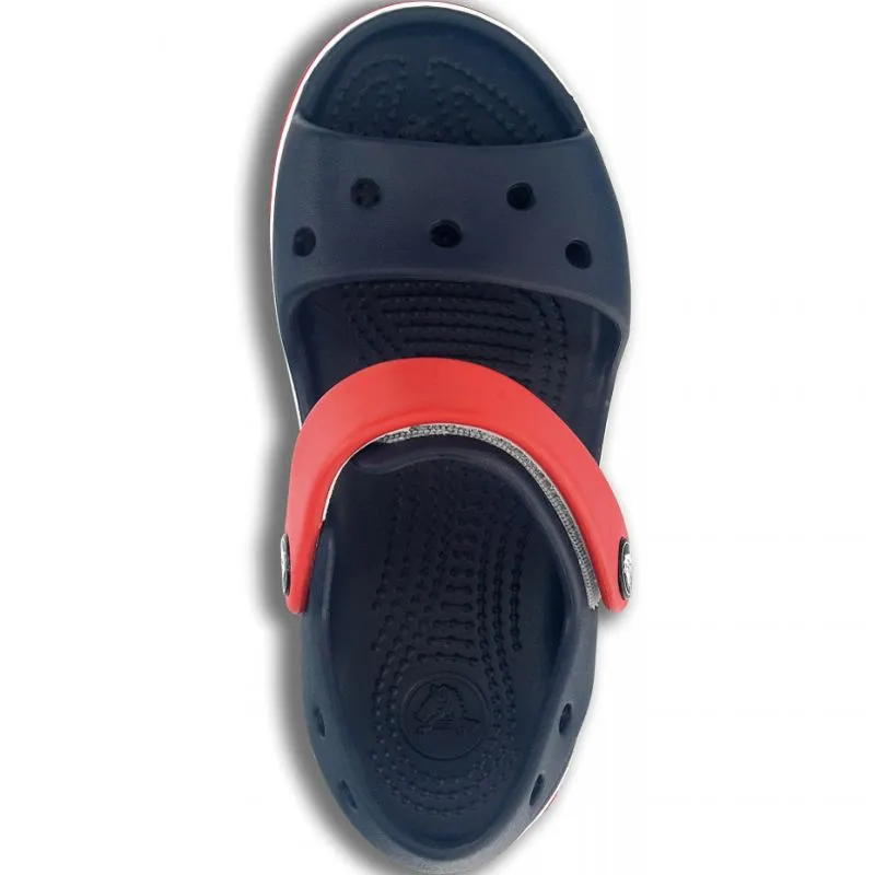 Crocs Kids Crocband Sandal Slippers - Navy Blue