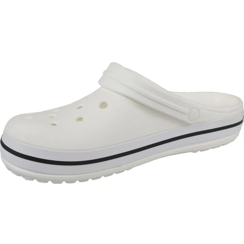 Crocs Unisex Crocband Slippers - White