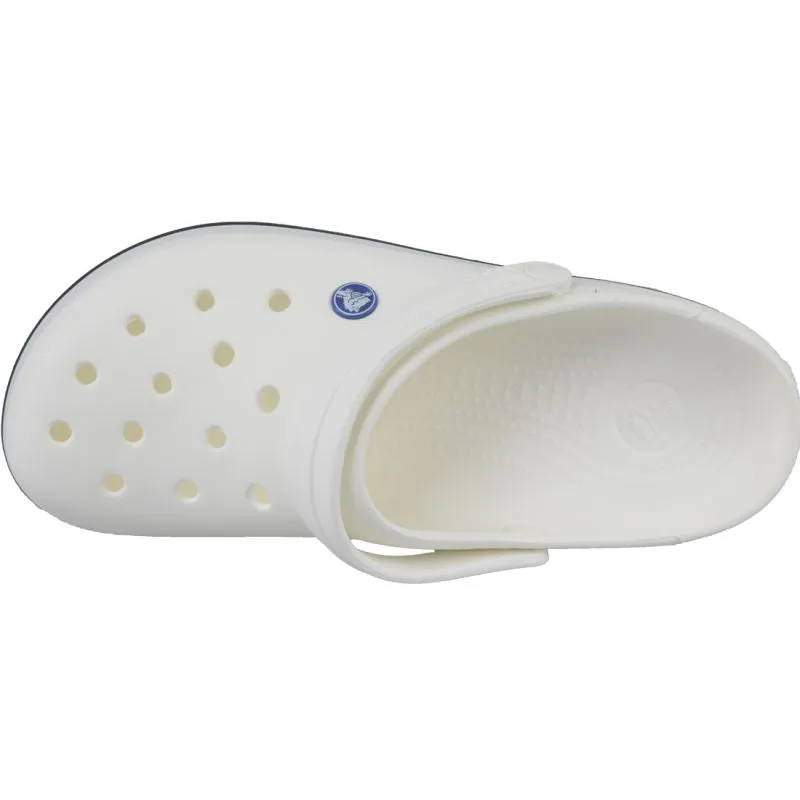 Crocs Unisex Crocband Slippers - White