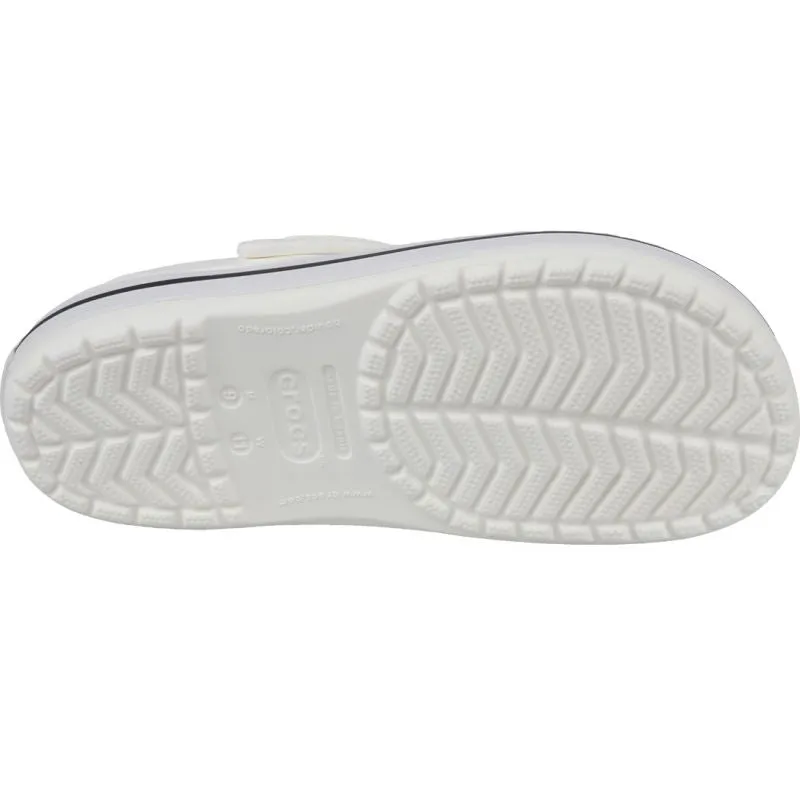 Crocs Unisex Crocband Slippers - White