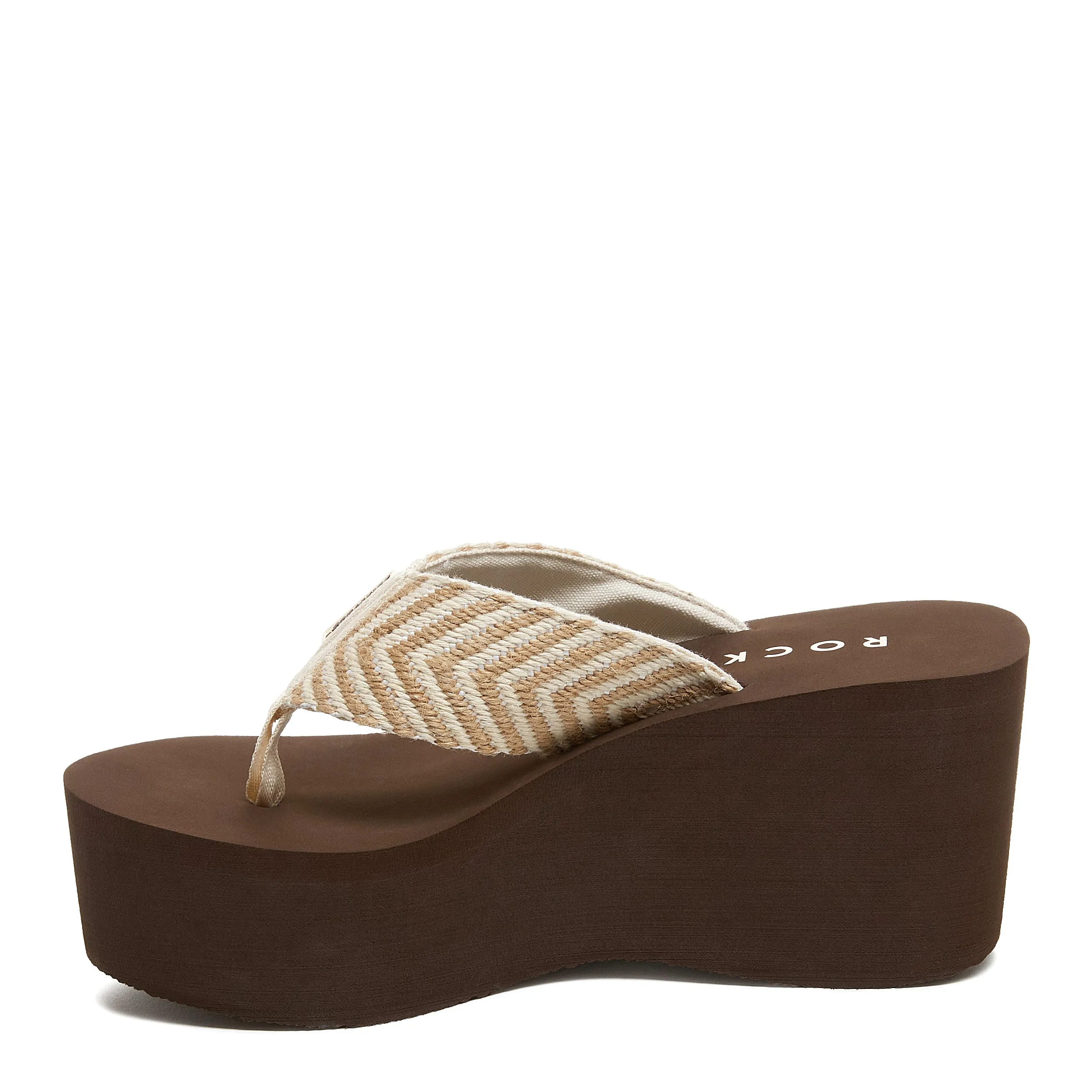 Crush Natural Platform Flip-Flops