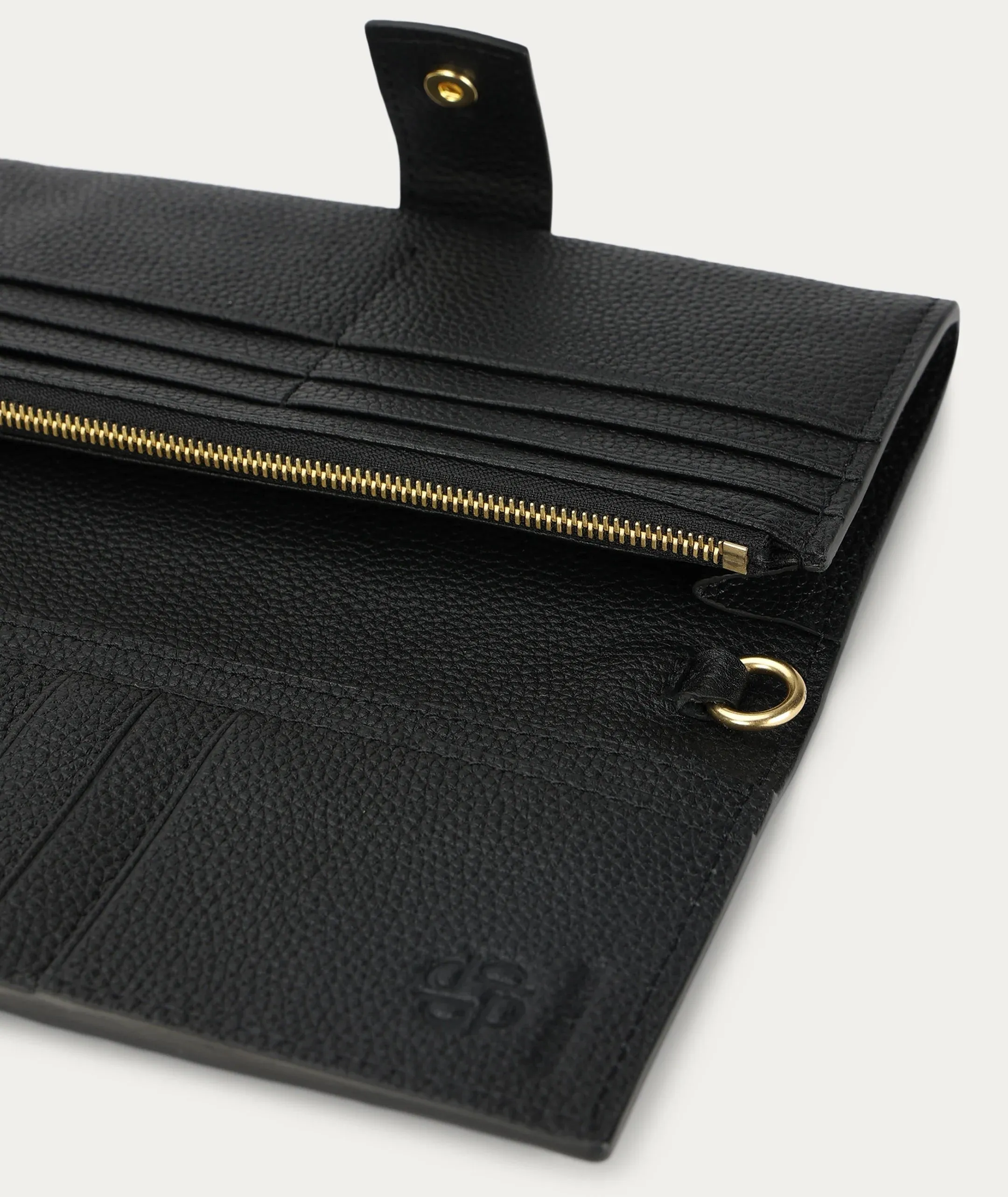 Deadly Ponies Flip and Snap Wallet Maxi - Black