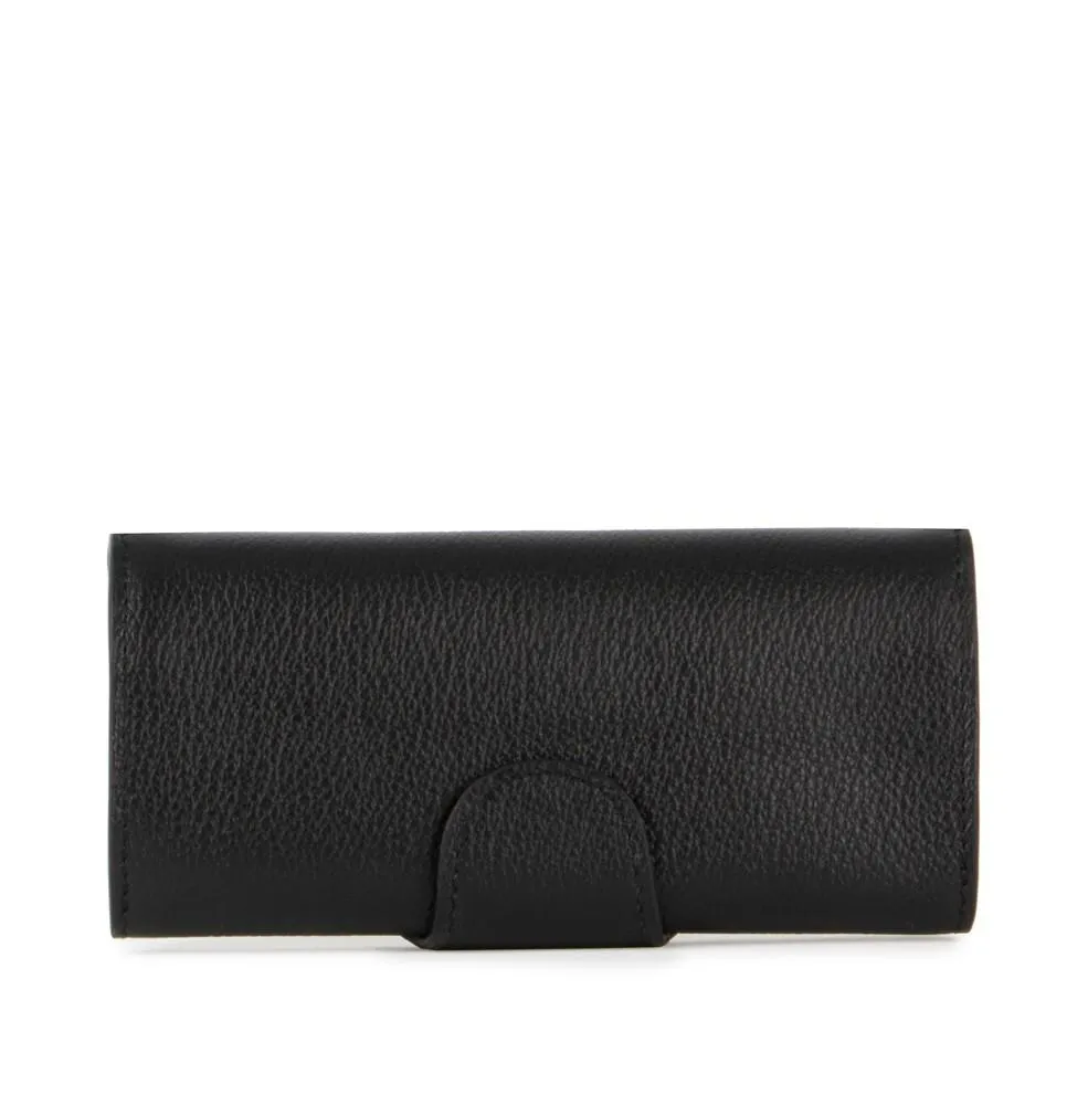 Deadly Ponies Flip and Snap Wallet Maxi - Black