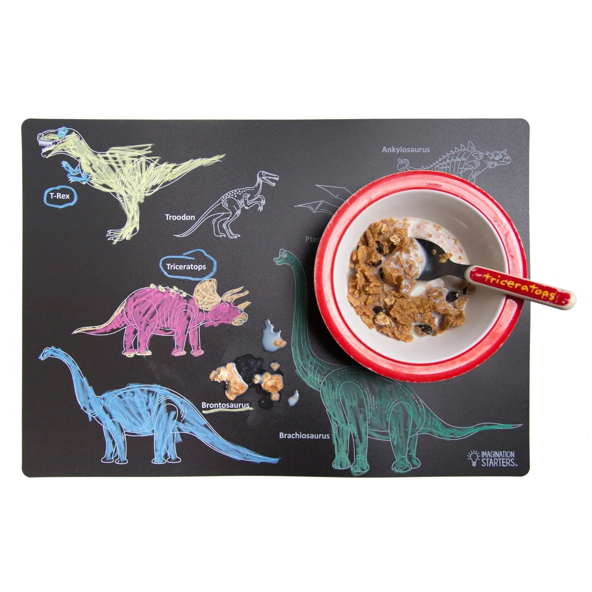 Dinosaur Chalkboard Placemat