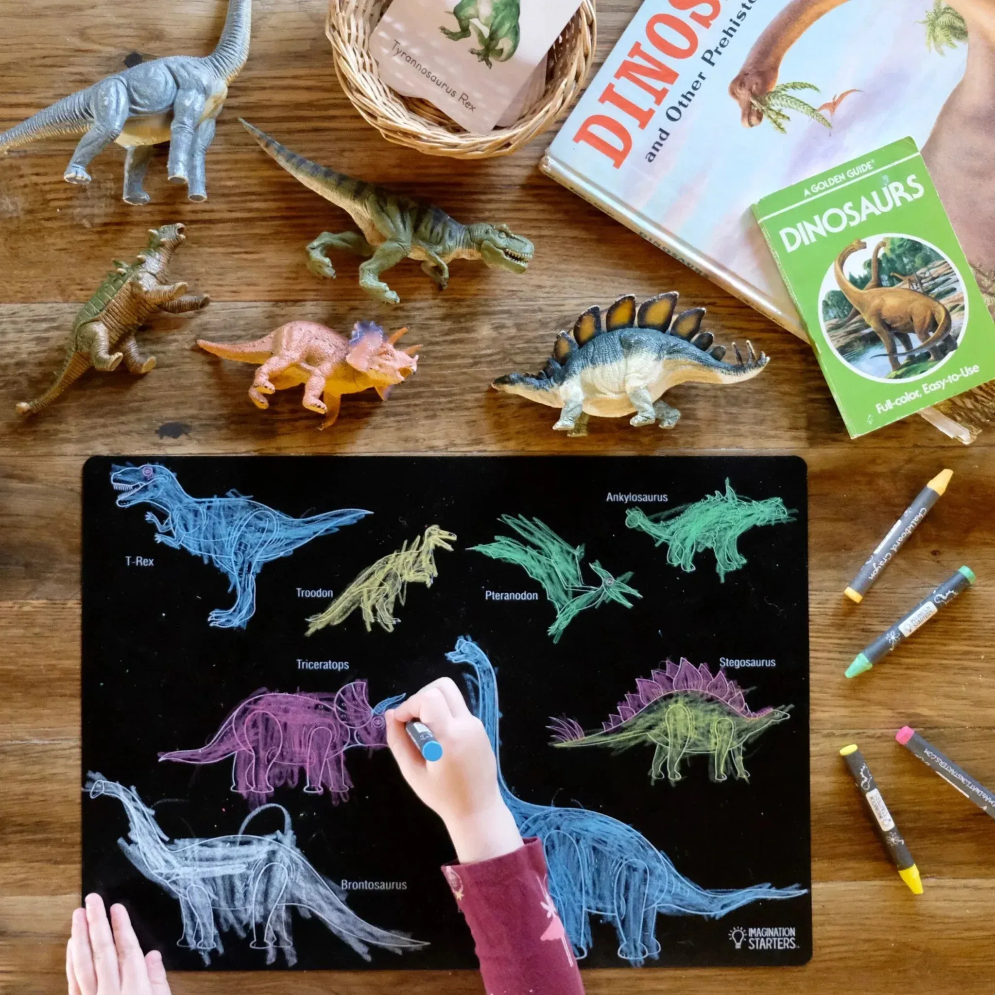 Dinosaur Chalkboard Placemat