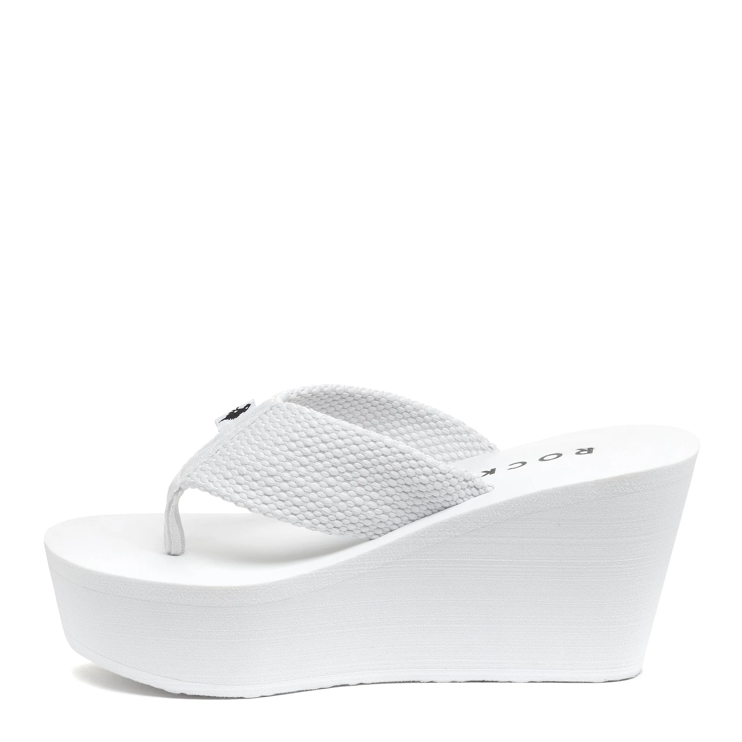 Diver White Wedge Flip Flop