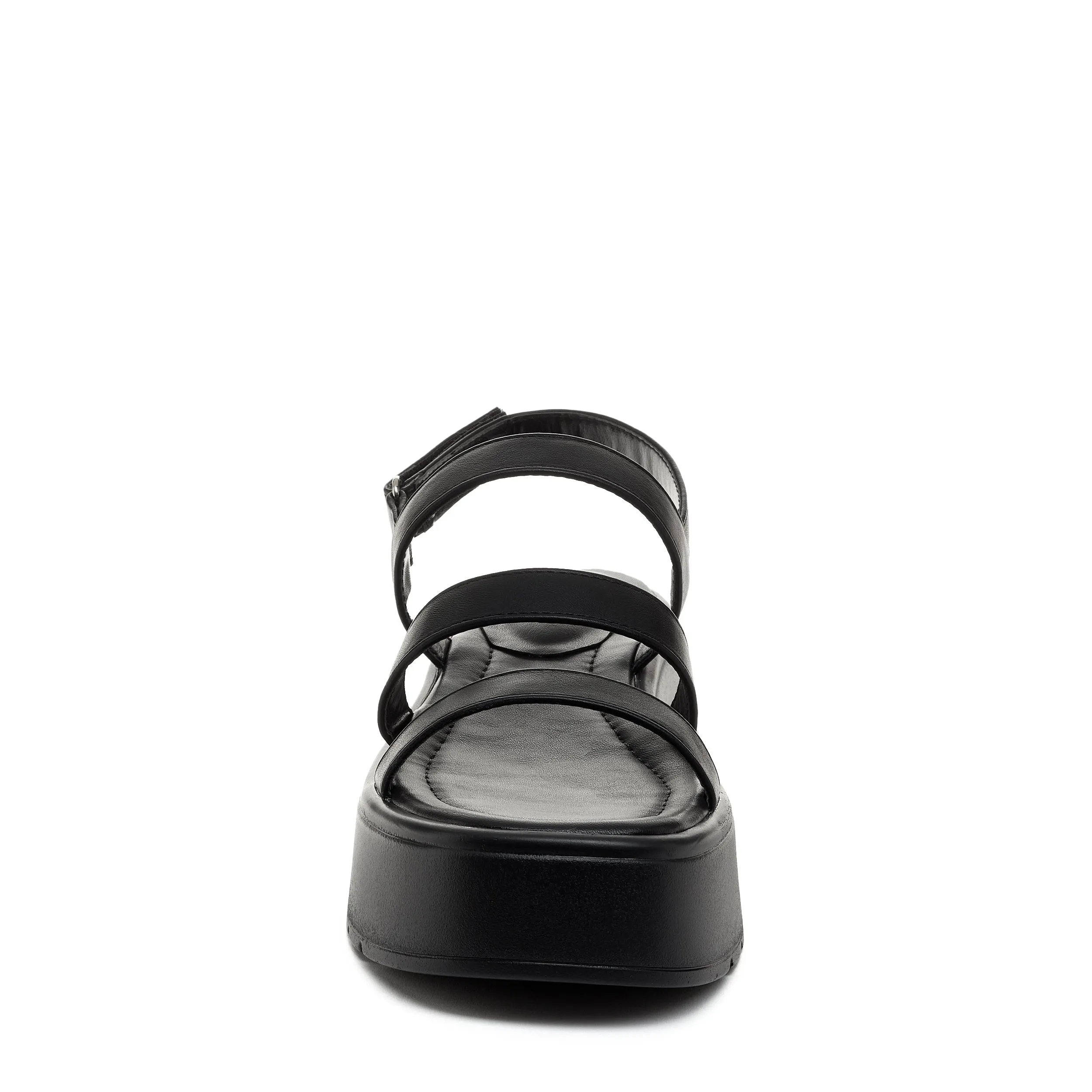 Dover Black Platform Sandals