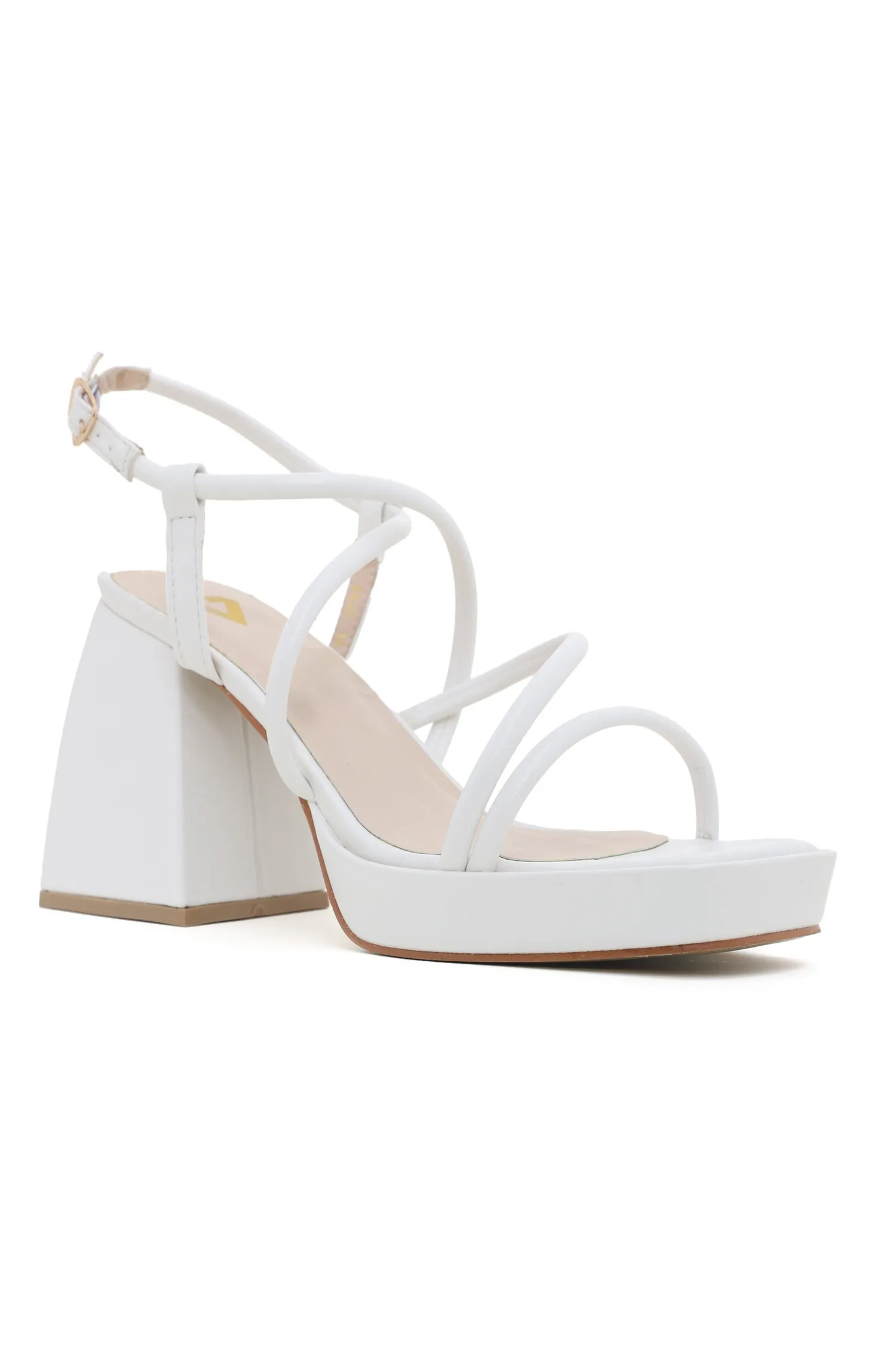 ELEGANT STRIDE HEELS-WHITE