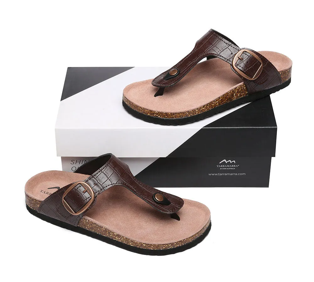 Embossed Summer Beach Unisex Slip-On Lindsay Sandals