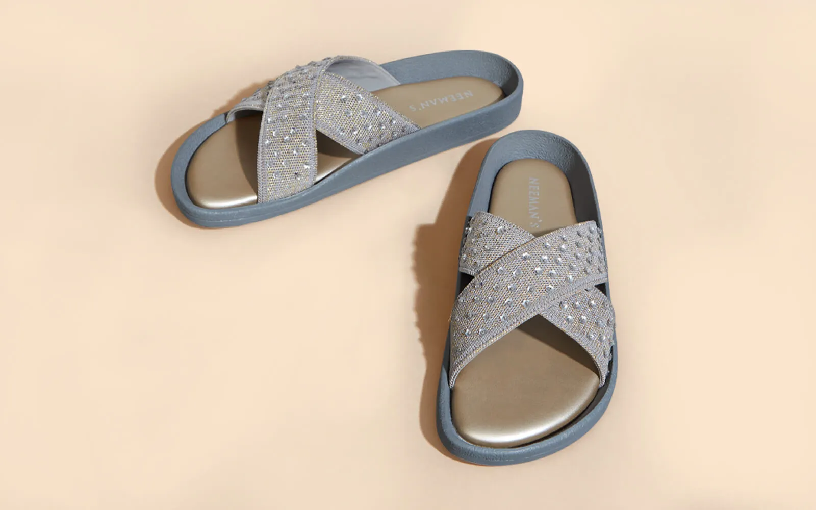 Ethnic Cross Strap Sandals