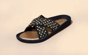 Ethnic Cross Strap Sandals