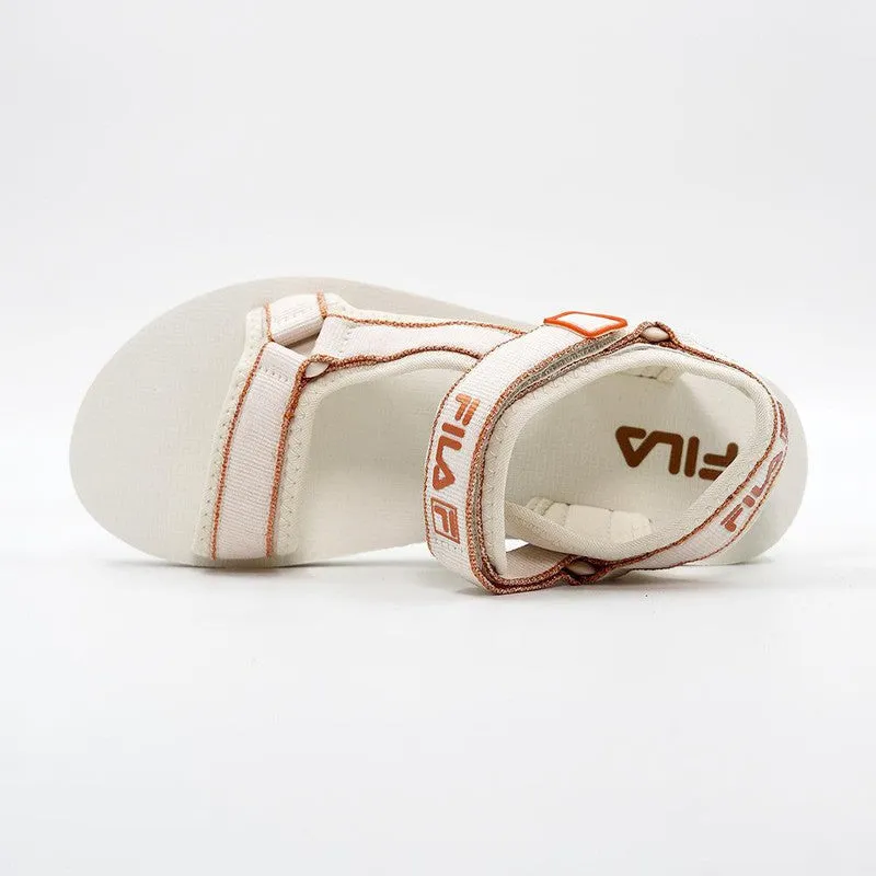 FILA Mila Metallic Sandals - Gardenia/Rose Gold