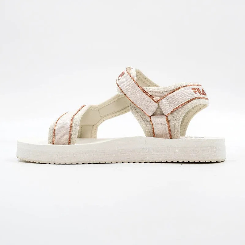 FILA Mila Metallic Sandals - Gardenia/Rose Gold