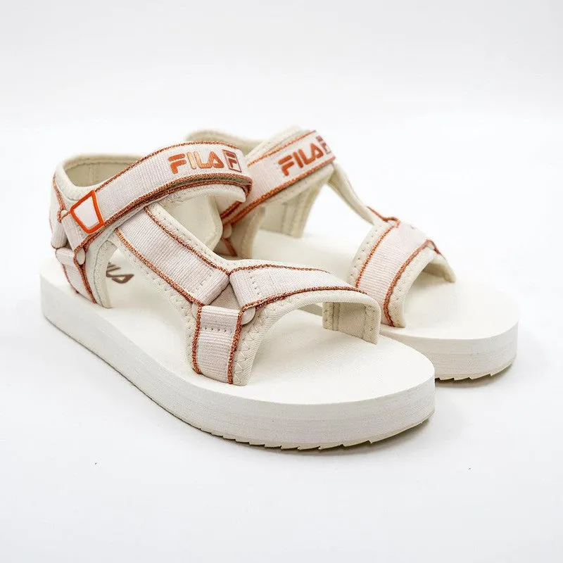 FILA Mila Metallic Sandals - Gardenia/Rose Gold