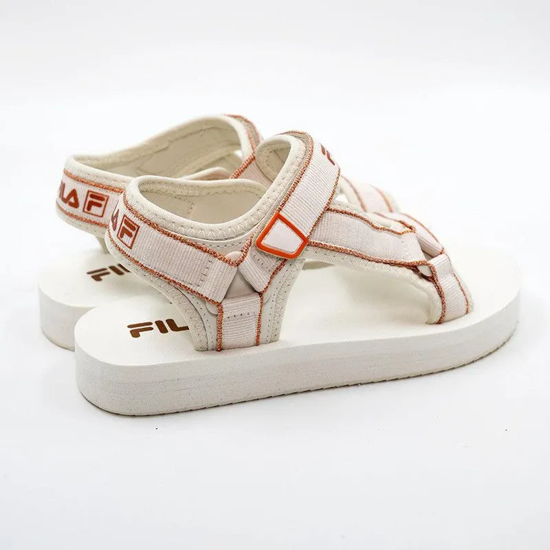 FILA Mila Metallic Sandals - Gardenia/Rose Gold