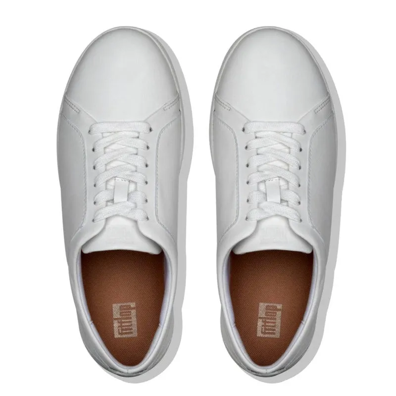 Fit Flop Rally Leather Sneaker - White