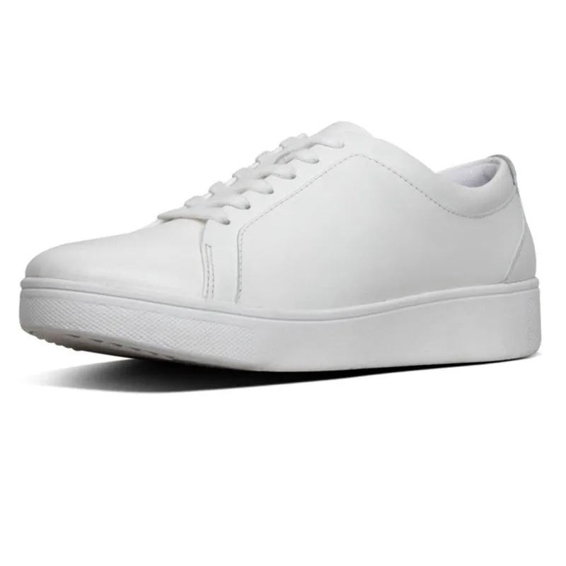 Fit Flop Rally Leather Sneaker - White